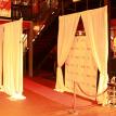 Step and Repeat with Pipe and Drape
